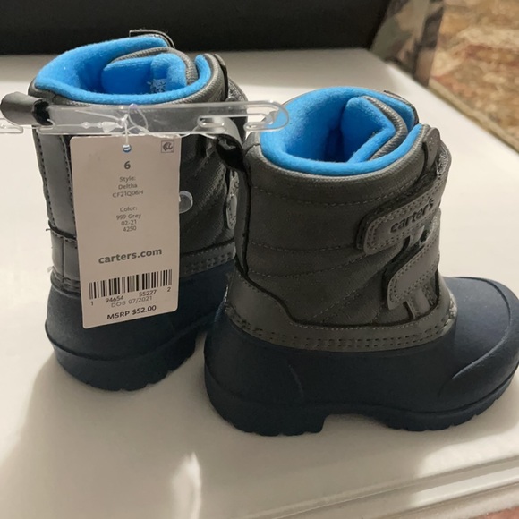 Carter's Deltha Toddler Boys' Waterproof Winter Boots - Picture 6 of 7